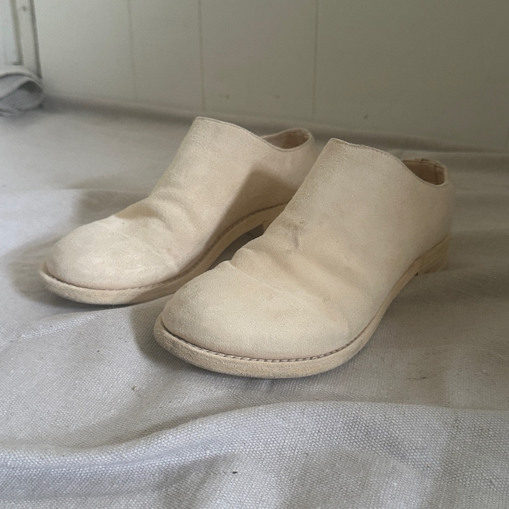 Guidi reverse leather clog